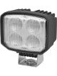 Hella Led Square Worklamp Flood Beam 12/24V 19W Black 1,850Lumens