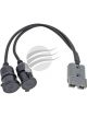 Hulk 4X4 Anderson Plug 50Amp 2X Acc Socket Cable Assembly 300mm Long