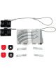Hulk 4X4 50Amp Connector Kit Grey With Covers, Fixing Plugs Pack of 2
