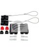 Hulk 4X4 50Amp Connector Kit Black With Covers, Fixing Plugs Pack of 2
