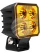 Ignite Amber Square Worklamp Flood Beam 60 Deg 9-36V 40W 2,660Lmn