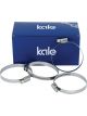 Kale Hose Clamps 9mm Band Diameter 70-90mm SS W2 Pack of 10