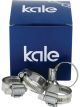 Kale Hose Clamps 9mm Band Diameter 23-35mm SS W2 Clamp Pack of 10