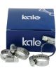 Kale Hose Clamps 9mm Band Diameter 8-12mm SS Pack of 4