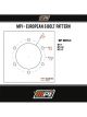 MPI Steering Wheel Flat Weatherproof 2-Button