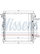 Nissens Radiator For SsangYong Actyon 2006-On 2.0L Diesel