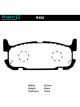 Project Mu Hc-Ep Brake Pad Set For Mazda MX5 Na8 Nb6 Nb8B Rear