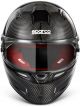 Sparco Helmet Sky Rf-7W Carbon Size M/L Rs Red Lining