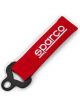Sparco Portachiave Leather Rosso