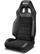 Sparco Seat R100+ Black Microfiber