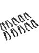 AC Delco Spark Plug Wire Looms Clip-in Plastic Black