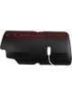 AC Delco Fuel Rail Cover Black Plastic Red Corvette Logo Left Side