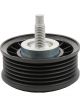 AC Delco Idler Pulley Replacement Serpentine 6-groove Black