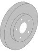AC Delco Disc Brake Rotor Replacement Vented Solid Surface Front