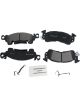 AC Delco Brake Pads Professional Semi-Metallic Hardware