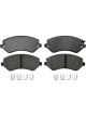 AC Delco Brake Pads Professional DuraStop Ceramic Hardware
