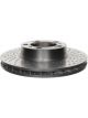 AC Delco Brake Rotor Professional Vented Cross-Drilled Cast Iron Nat.