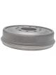 AC Delco Brake Drum Professional Cast Iron Black Front
