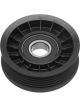 AC Delco Idler Pulley Replacement Serpentine 6-groove Steel Black
