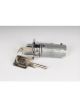 AC Delco Ignition Key Lock Cylinder Chrome Two Keys