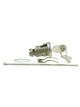 AC Delco Trunk Lock Cylinder Steel Chrome Keys