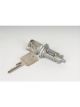 AC Delco Ignition Key Lock Cylinder Stainless Steel Trim