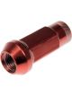 Dorman Lug Nut Steel Red 1/2 in.-20 RH Bulge Open End Set of 20