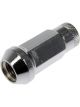 Dorman Wheel Lug Nut Chrome Open End Knurled Set of 16