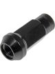 Dorman Wheel Lug Nut Black Open End Knurled Set of 16