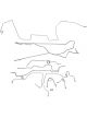 Dorman Brake Lines Hydraulic Front and Rear Stainless Steel Natural