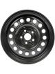 Dorman OE Replacement Wheel Steel Black Gloss 17 in. x 6.0 in