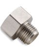Earls Straight Reducer Fitting Natural 1/2-20
