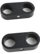 Earls Hose and Line Mounting Clamps Black 0.625