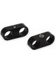 Earls Hose and Line Mounting Clamps Black 0.375