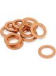 Earls -4 AN Copper Crush Washers Set of 10