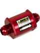 Earls Inline Fuel Filter Mount 85 Microns -16 AN Male Inlet/Outlet