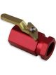 Earls Shut-Off Valve Red 3/8