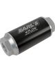 Earls Inline Fuel Filter -8 AN Inlet/Outlet 40 Microns Black/Clear