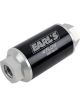 Earls Inline Fuel Filter Aluminum Housing -6 AN Female Threads