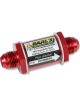 Earls Billet Aluminum Fuel Check Valve Red -6 AN Male Threads