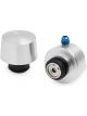 Earls Valve Cover Breather PCV Push-In Round Aluminium Plain Pair