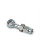 Earls Straight Speed-Seal Hose End Fitting -3 AN 10mm Banjo Zinc