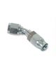 Earls 45 Degree Speed-Seal Hose End Fitting -6 AN Hose Zinc