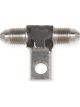 Earls 90 Degree Stainless Fitting Coupler Natural -3 AN -3 AN