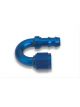 Earls 180 Degree Hose End Fitting Super Stock -8 to -8 AN Red/Blue