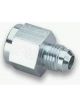 Earls Straight Stainless Reducer Fitting Natural -3 AN -4 AN