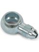 Earls Straight Fitting Brake Adapter 12mm Banjo -3 AN Male Nickel