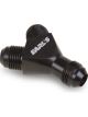 Earls Y Fitting Aluminium Black Anodized