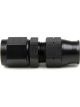 Earls Straight Aluminum Fitting Adapter Black -10 AN 5/8