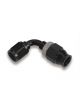 Earls 90 Degree Aluminum Speed-Seal Hose End-3 AN Black Anodized